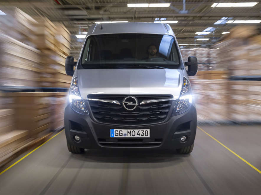 Opel Movano, вигляд спереду